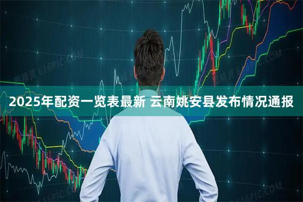 2025年配资一览表最新 云南姚安县发布情况通报